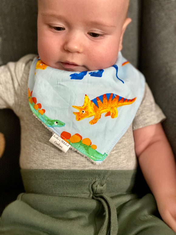 Dino Bandana Bib