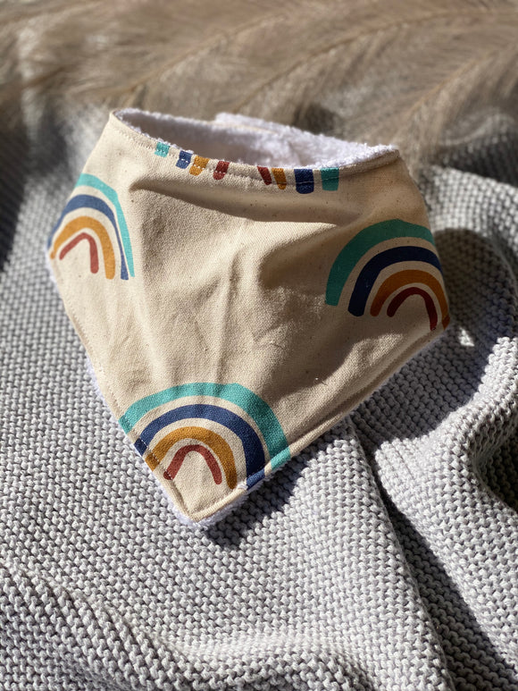 Rainbow Bandana Bib