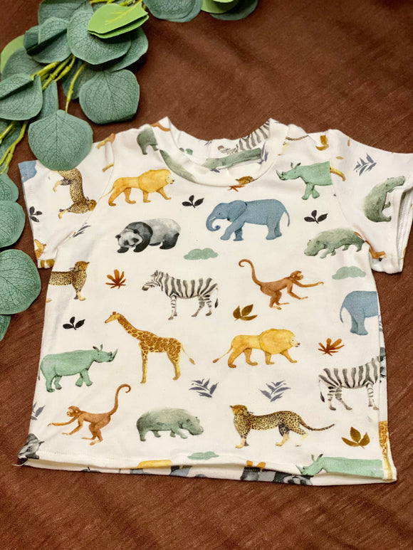 Animal Safari Baby Tee