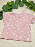 Pink Daisy Baby Tee