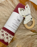 Carmine Lace Swaddle